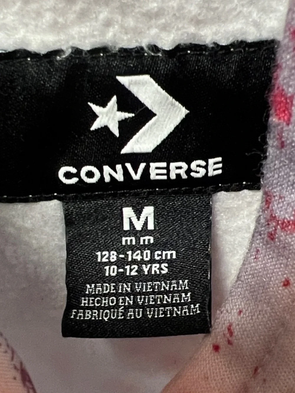Converse Kids Pink, Blue & White Tie-Dye All Star Hoodie